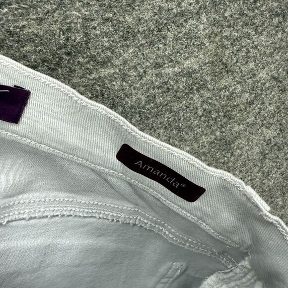 Gloria Vanderbilt Jeans Women 6 Gray Denim Light Wash High Rise Amanda Pockets - Picture 7 of 8